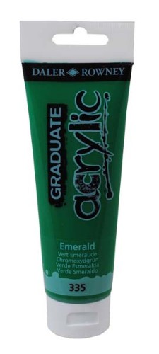 Acrylic Paint - D-R Graduate Acrylic 120ml Emerald