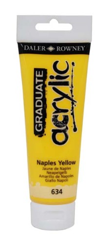 Acrylic Paint - D-R Graduate Acrylic 120ml Naples Yellow