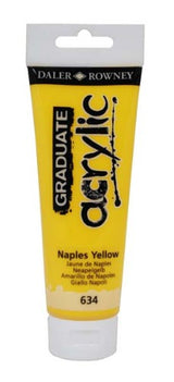 Acrylic Paint - D-R Graduate Acrylic 120ml Naples Yellow