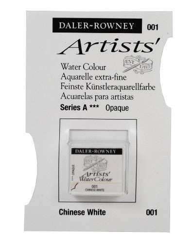 D-R Awc H-Pan Chinese White watercolour paint, premium quality for vibrant, transparent washes and artistic detail.