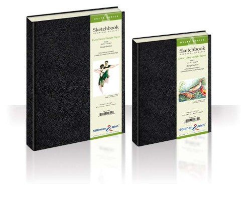 Delta Hardback 270gsm A4 sketch pad with 26 premium sheets for mixed media and detailed artworks.