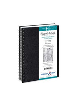 Epsilon Spiral Sketch Paper Pad, 6x8 inches, 50 sheets of sturdy 150gsm paper for versatile sketching and drawing.