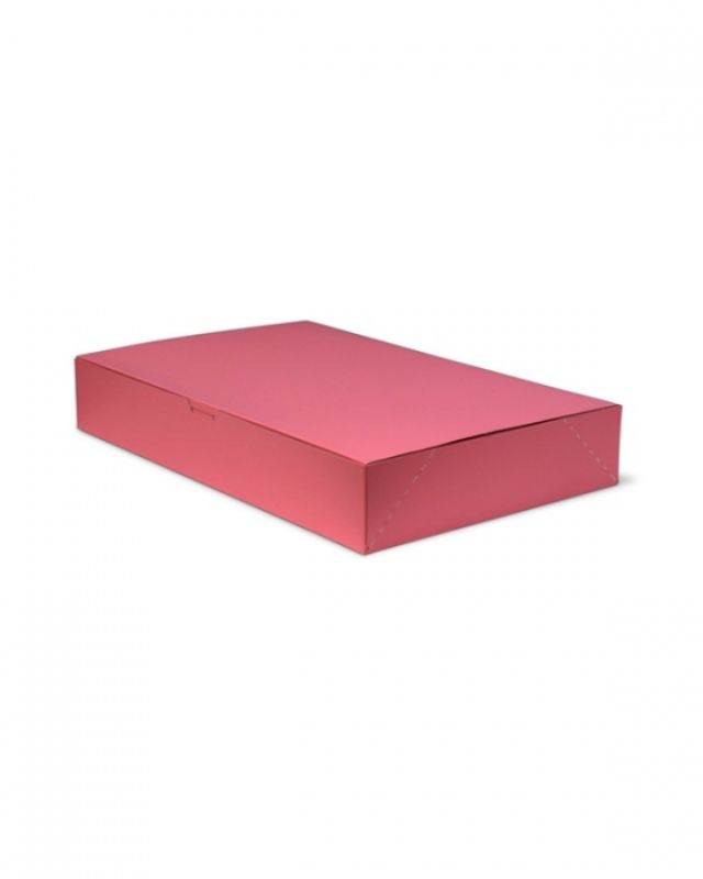 Gift Boxes -  Flip Top Box Coral Chiffon Matte 216x292x46mm  - Pack of  100