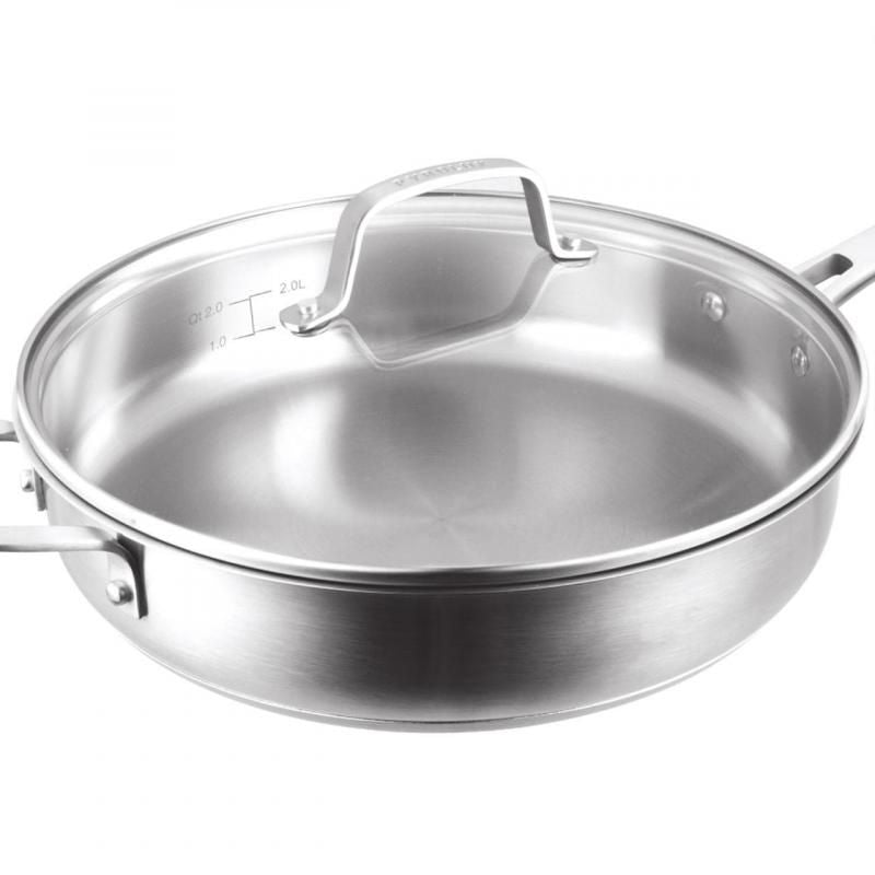 Pyrolux Radius 85 Saute Pan With Helper Handle | 28cm/3L