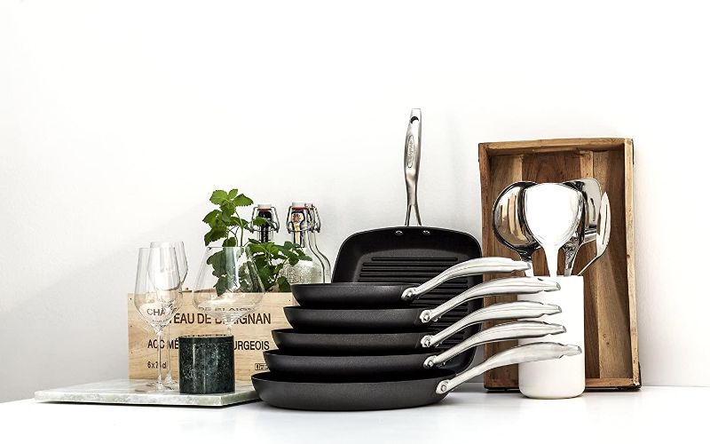 Scanpan Pro Iq 2 Pieces Fry Pan Set 24cm And 28cm
