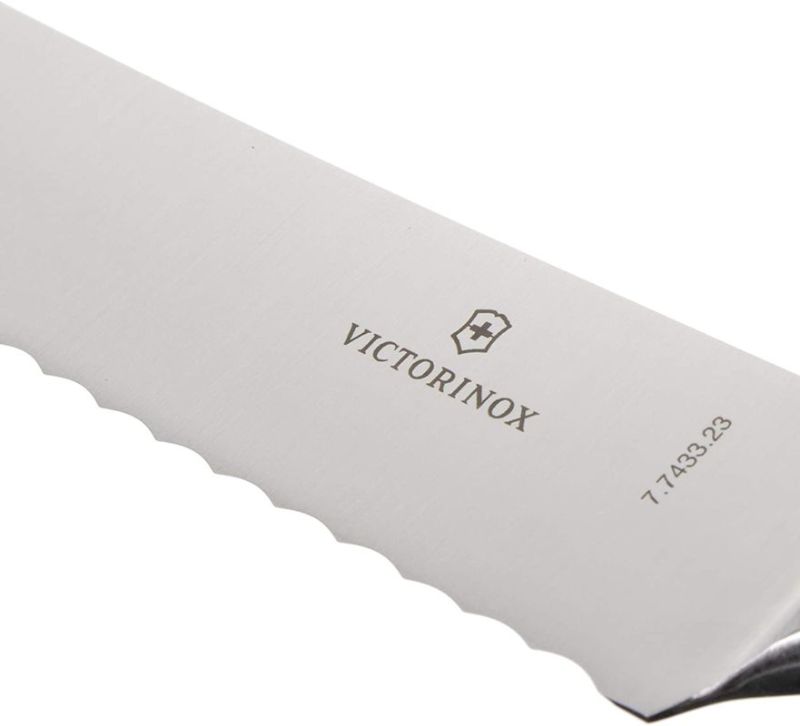Victorinox Forged Bread Knife 23cm Wavy Cranked Blade