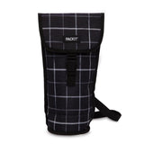 PackIt Freezable Napa Wine Bag - Black Grid