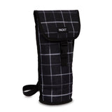 PackIt Freezable Napa Wine Bag - Black Grid