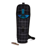 PackIt Freezable Napa Wine Bag - Black Grid