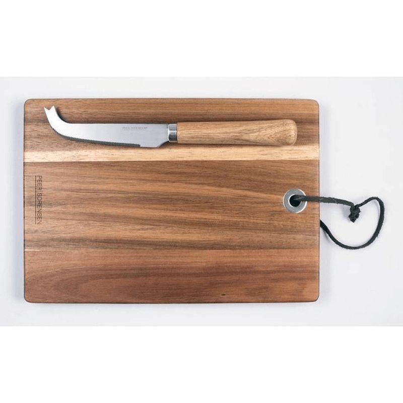 Peer Sorensen Rectangle Cheese Board With Knife Acacia
