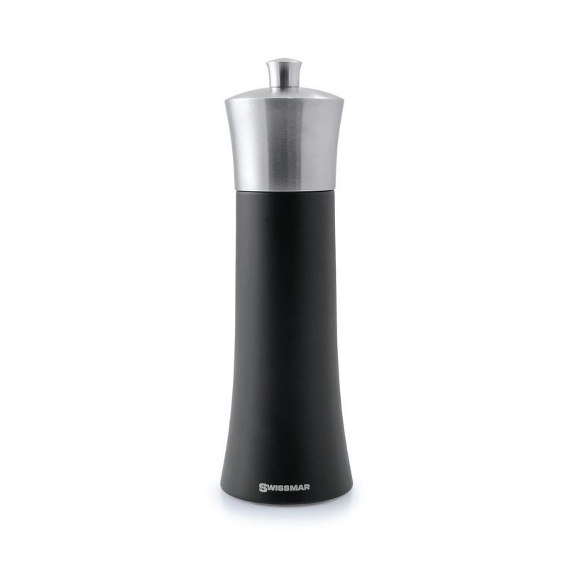 Swissmar Torre Black Matte With Stainless Steel Top Pepper 20cm