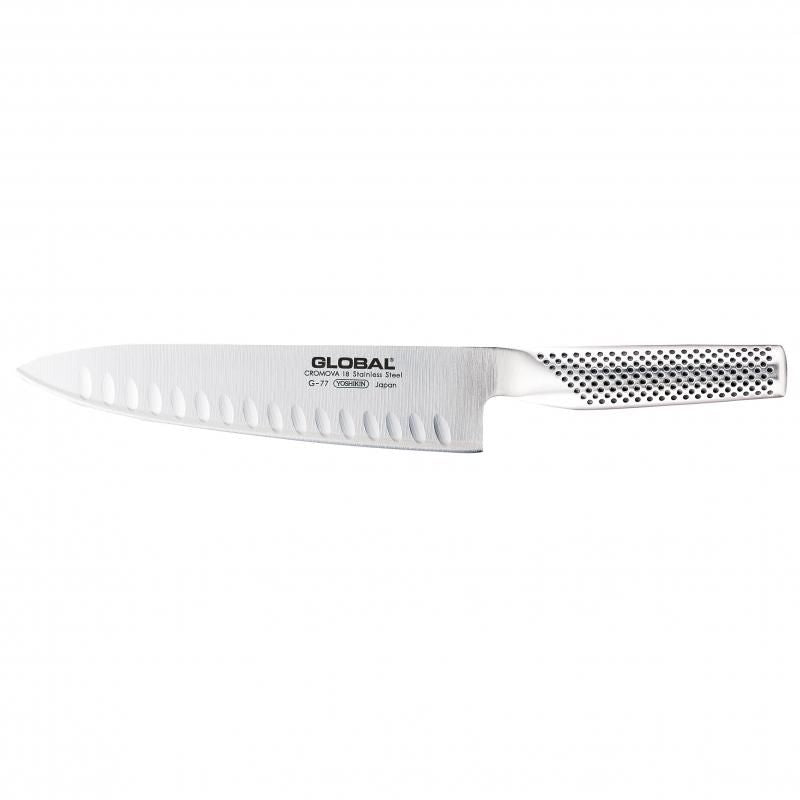 Global G-77 20Cm Cooks Knife - Fluted