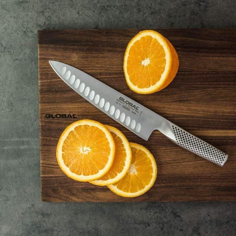Global G-77 20Cm Cooks Knife - Fluted