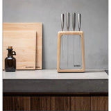 Global Hashira Knife Block | Maple - 5 Piece