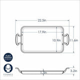 Nordic Ware Two Burner High-Sided Griddle