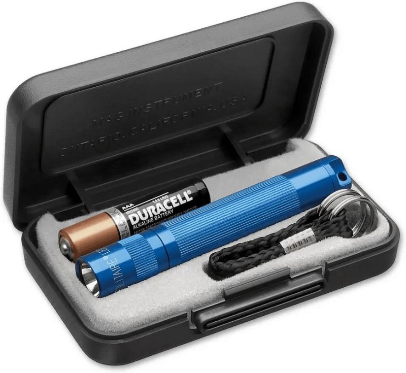 Maglite Solitaire Led Blue Presentation Box
