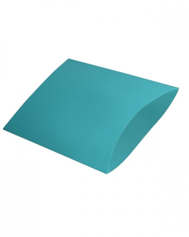 Gift Boxes -  Pillow Box Aqua Marine Matte 216x292x44mm  - Pack of  100