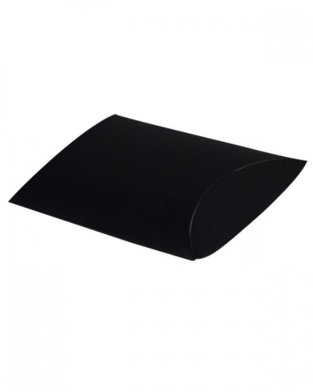 Gift Boxes -  Pillow Box Black Matte 140x178x51mm  - Pack of  100