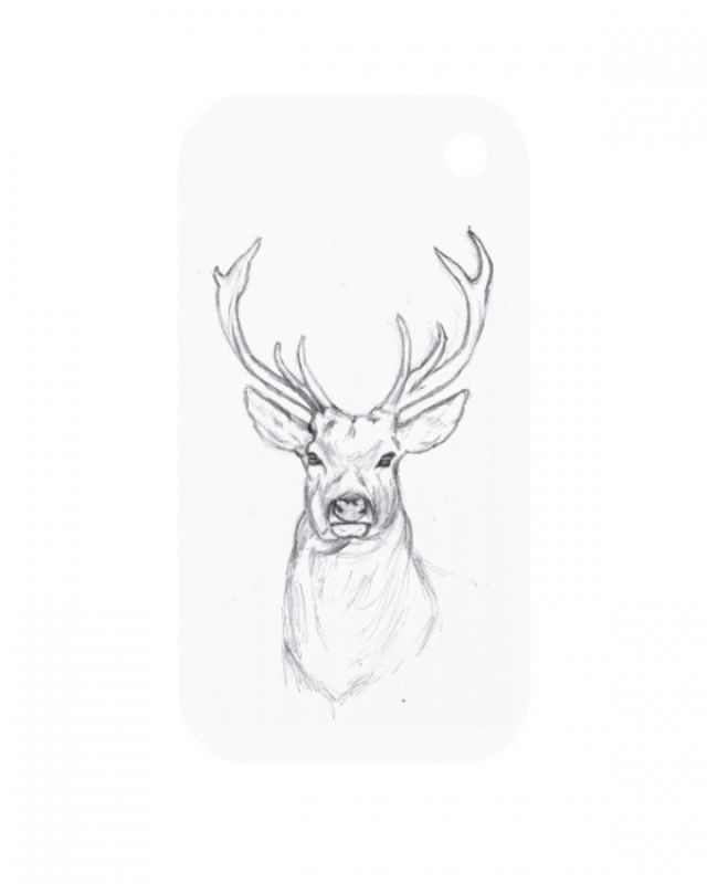 Gift Tags -  Gift Tags Deer On White  - Pack of  20