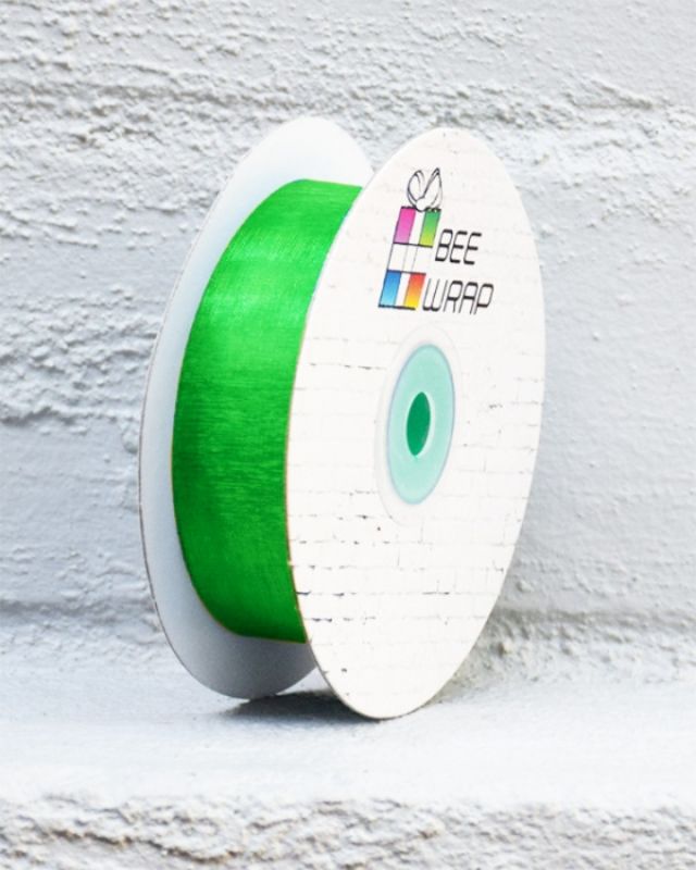 Ribbon -  Cut Edge Organza 25mm X 50mtrs Avocado