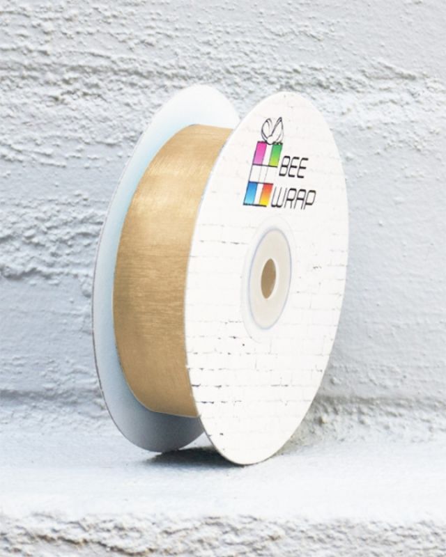 Ribbon -  Cut Edge Organza 25mm X 50mtrs Champagne