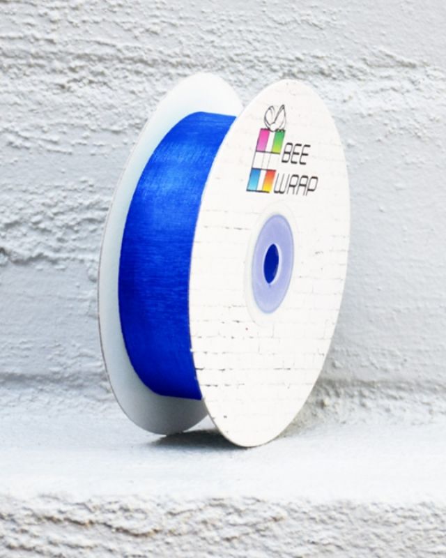 Ribbon -  Cut Edge Organza 25mm X 50mtrs Royal Blue