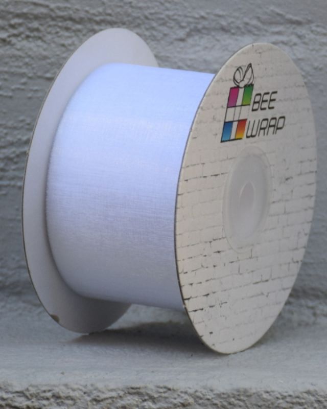 Ribbon -  Cut Edge Organza 50mm X 50mtrs White