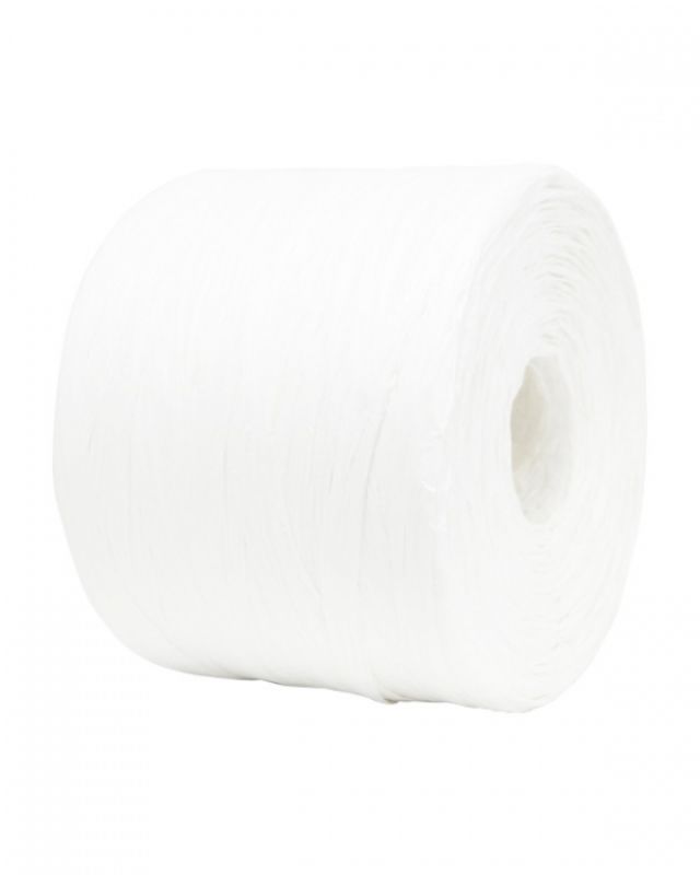 Ribbon -  Paper Raffia Bulk4mm X 500mtrs Off White