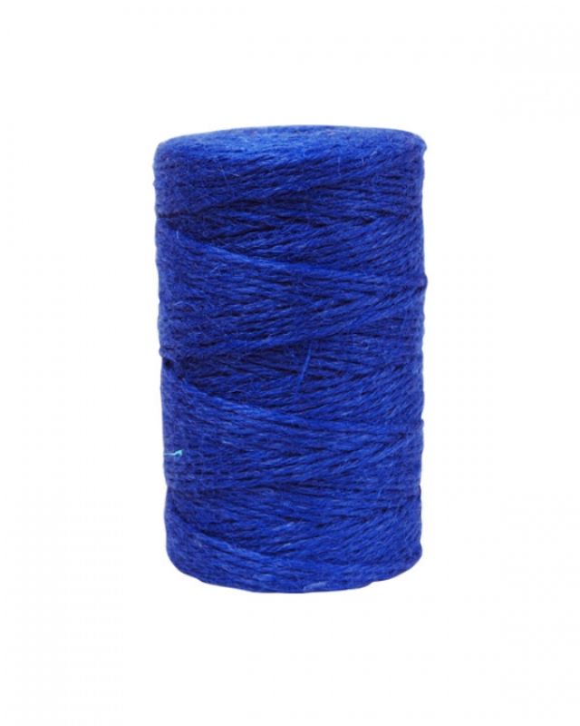 Ribbon -  Jute Twine 3mm X 100mtrs Blue
