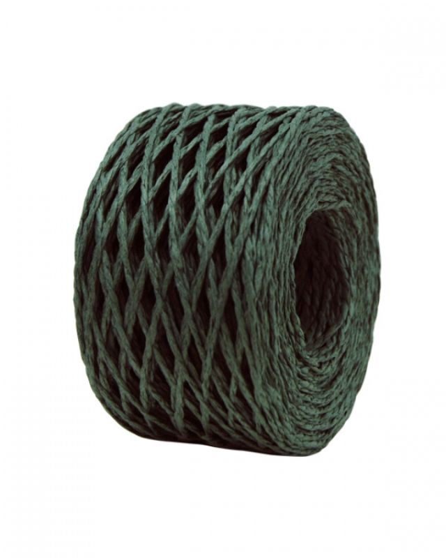 Ribbon -  Paper Twine 2mm X 100mtrs Hunter Green