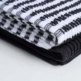 Baksana - Ribbed Tea Towel - Black