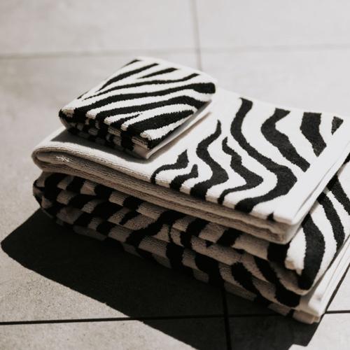 Baksana - Jacquard Towel - Zebra - Face Towel