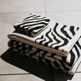 Baksana - Jacquard Towel - Zebra - Face Towel