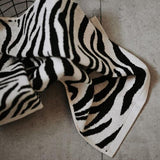 Baksana - Jacquard Towel - Zebra - Face Towel