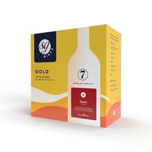 Merlot Wine Kit SG Wines Gold 30 Bottle