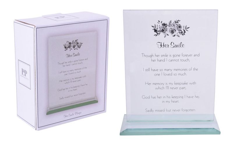 Plaque - Her Smile 17cm (Set of 2)