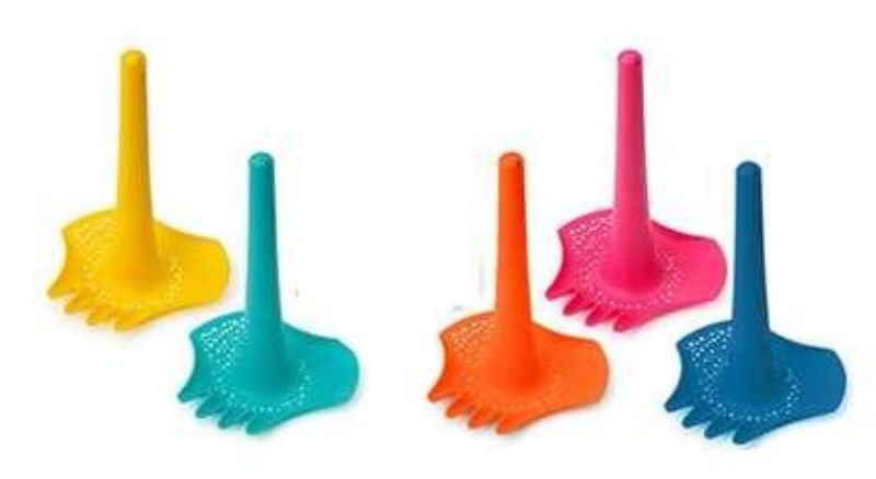 Triplet Shovel/Rake - Yellow (Set of 2) - Quut