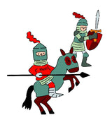 Stencils - Knights (Set of 2)