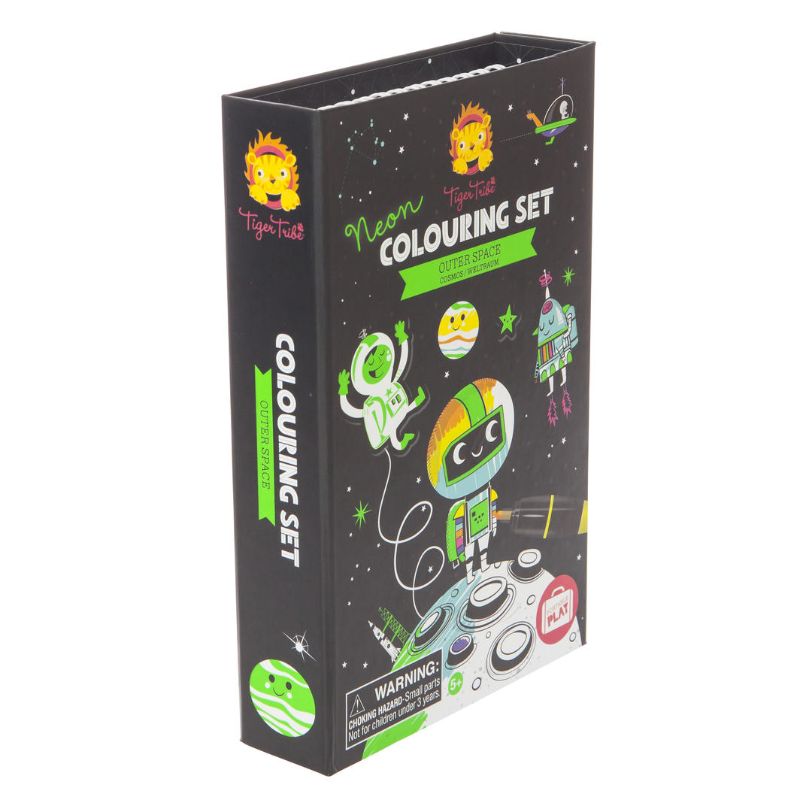 Neon Colouring Set - Space - Tiger Tribe