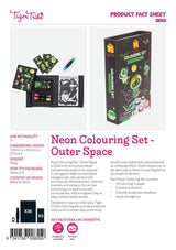 Neon Colouring Set - Space - Tiger Tribe
