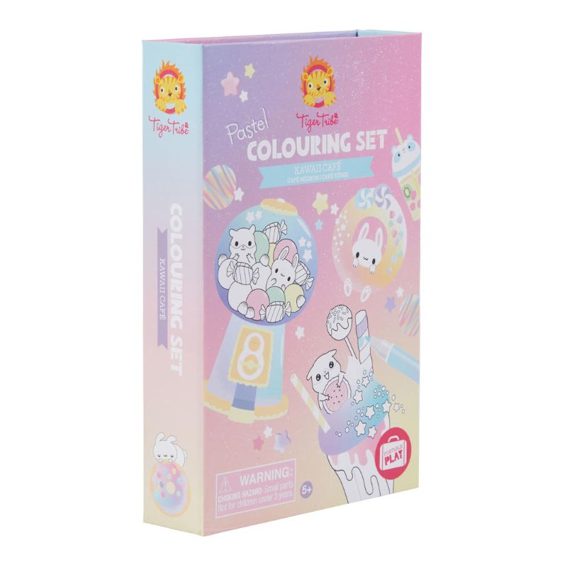 Pastel Colouring Set - Kawaii Cafe - Tiger Tribe
