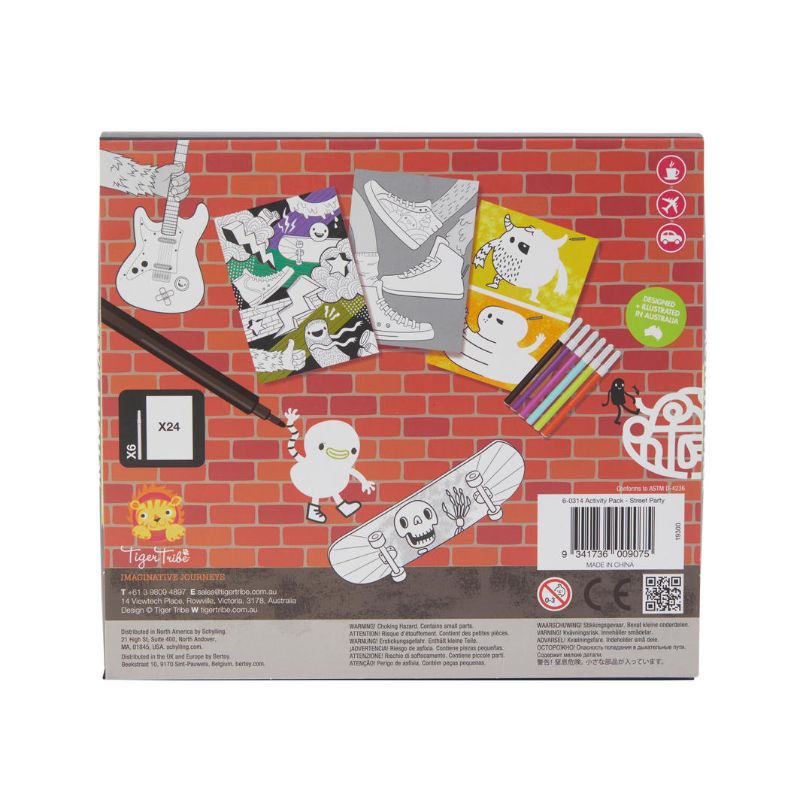 Activity Pack - Street Party (Set of 4) - Tiger Tribe