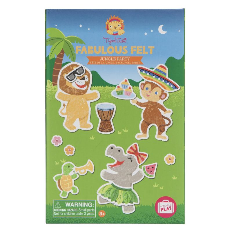 Activity Set - Fabulous Felt Jungle Party - Tiger Tribe