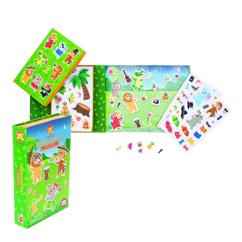Activity Set - Fabulous Felt Jungle Party - Tiger Tribe