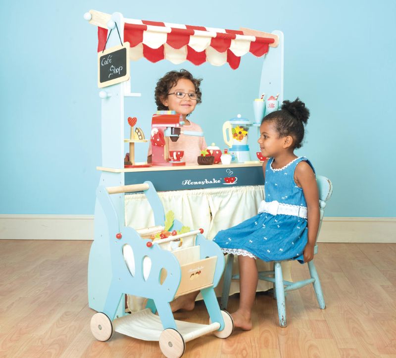 Wooden Playset - Shop & Cafe Honeybake - Le Toy Van