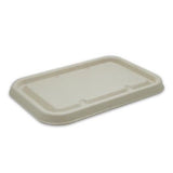 Lid Biocane Rectangle Natural 500-1000 - 50PC