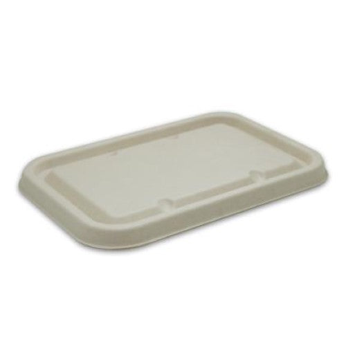 Lid Biocane Rectangle Natural 500-1000 - 50PC