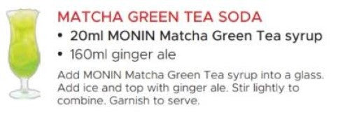 Syrup Matcha Green Tea - 700ML