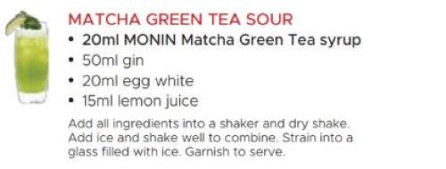 Syrup Matcha Green Tea - 700ML