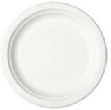Plate Sugarcane Dinner Round 23cm / 9 Inch - 50PC